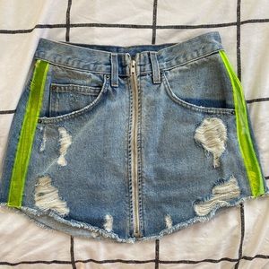 NWOT CARMAR DENIM SKIRT